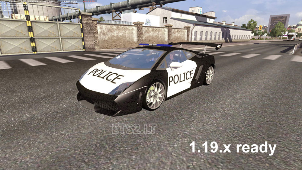 Lamborghini Police AI Traffic Car  ETS 2 mods