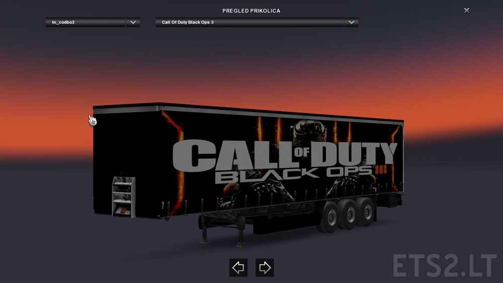 Call Of Duty Black Ops 1,2,3 Trailer Pack Euro Truck Simulator 2 ...