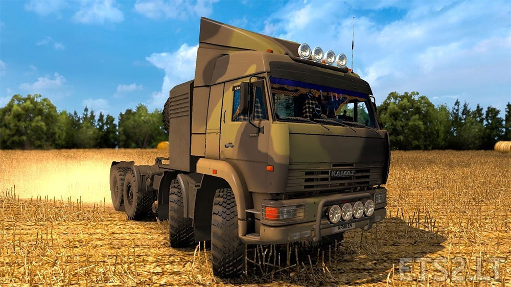 KAMAZ Offroad 54 64 65 Dirt Mod ETS2 Mods