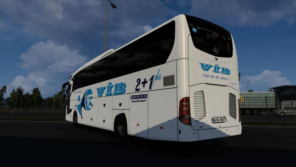 New Travego 16 Shd Sakarya Vib Turizm Skinpack ETS2 Mods