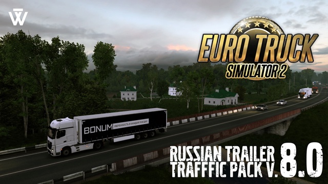 Russian Trailer Traffic Pack V Ets Mods