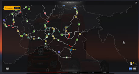 mappa italia euro truck simulator 2