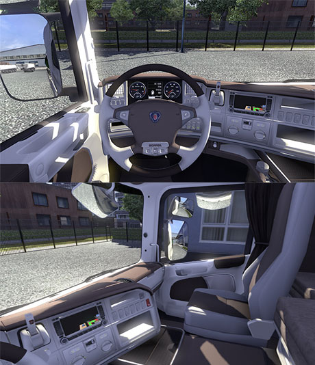 Scania Light Brown Interior Ets 2 Mods