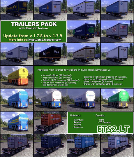 TRAILER PACK with Realistic Textures v.1.7.8-4