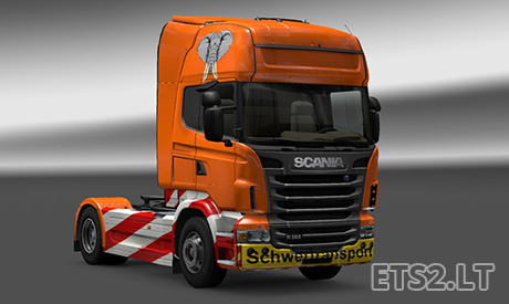Scania-Schwertransport-Skin