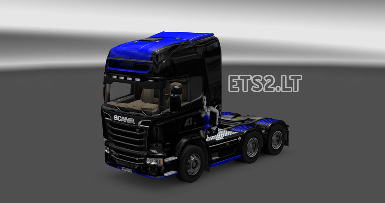 Scania Blue Skin | ETS2 mods