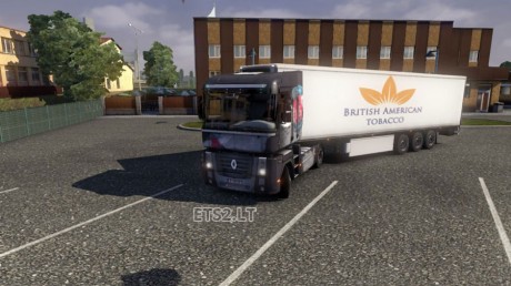 British American Tobacco Trailer Skin