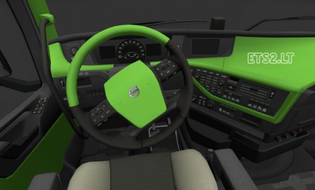 Volvo-FH-2012-Green-Interior-1