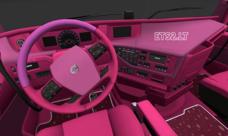 Volvo-FH-2012-Pink-Interior-1