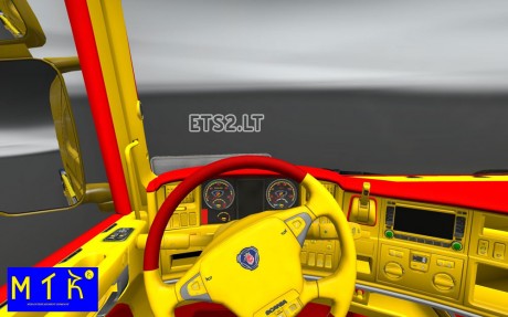 Scania-Red-& -Yellow-Interior-1