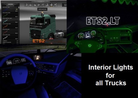 Interior Lights For All Trucks Ets 2 Mods