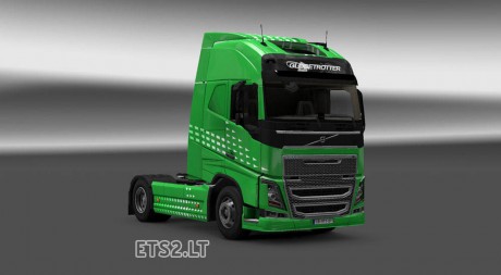 Volvo-FH-2012-Green-Arrow-Skin-1