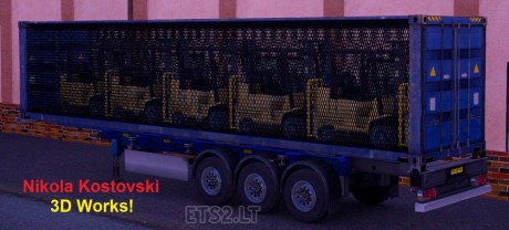 Forklift-Container-Trailer