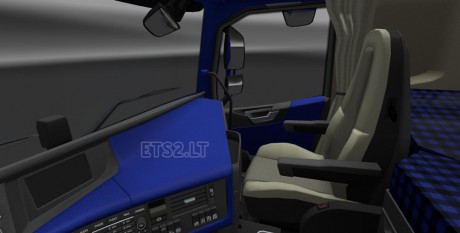 Volvo-FH-2012-Blue-Interior