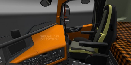 Volvo-FH-2012-Orange-Interior