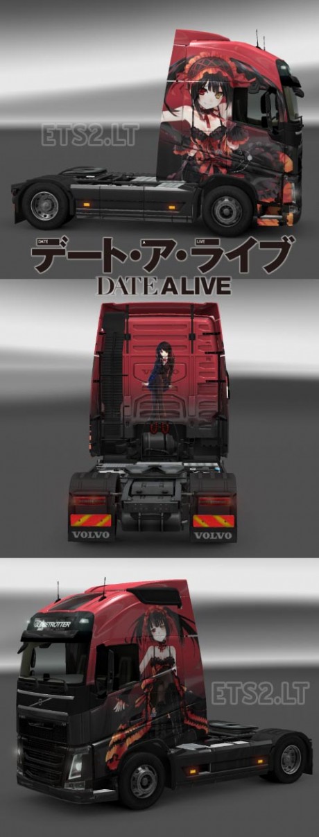 Volvo-FH-2012-Kurumi-Date-Alive-Skin