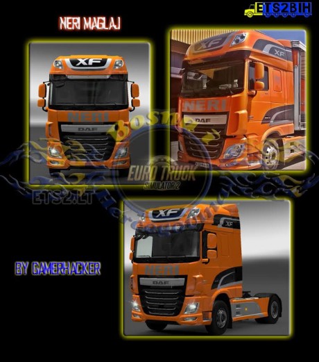 DAF XF Euro 6 Neri Truck Skin