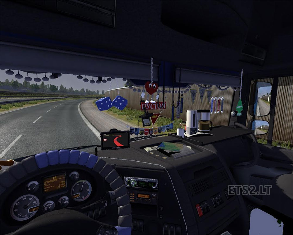 Ets 2 mods интерьер