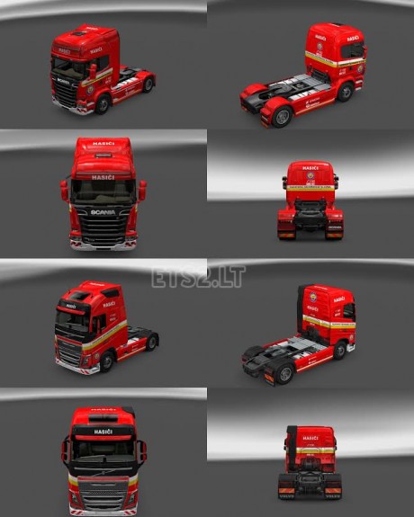 Hasiči skin pack