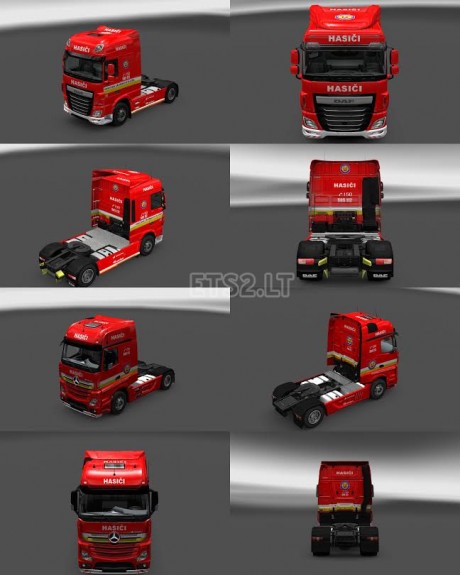 Hasiči skin pack