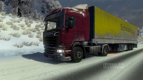 Trailer snow skin