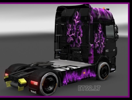 DAF XF Euro 6  666 Purple Skin