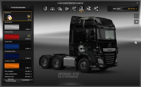 DAF XF Euro 6 Bullet Skin