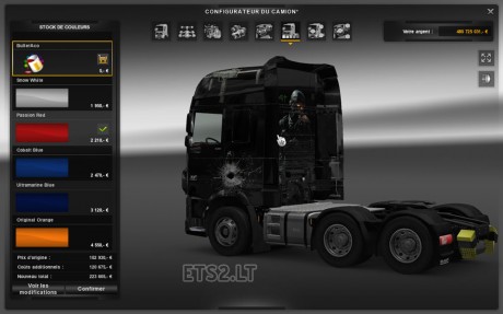 DAF XF Euro 6 Bullet Skin