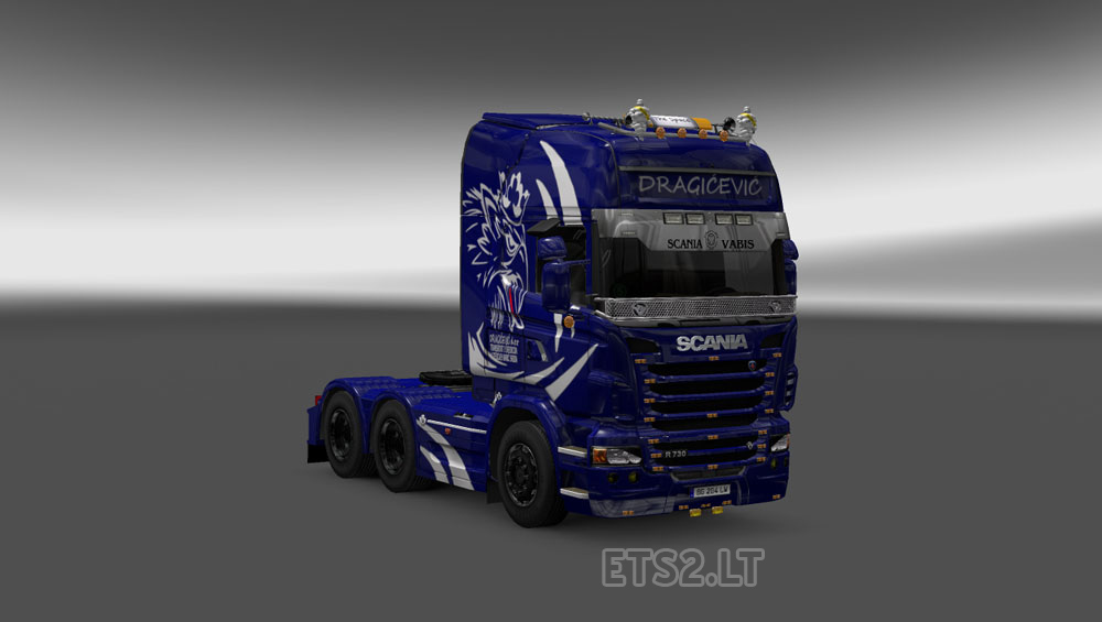 Scania R Dragicevic Skin | ETS2 mods