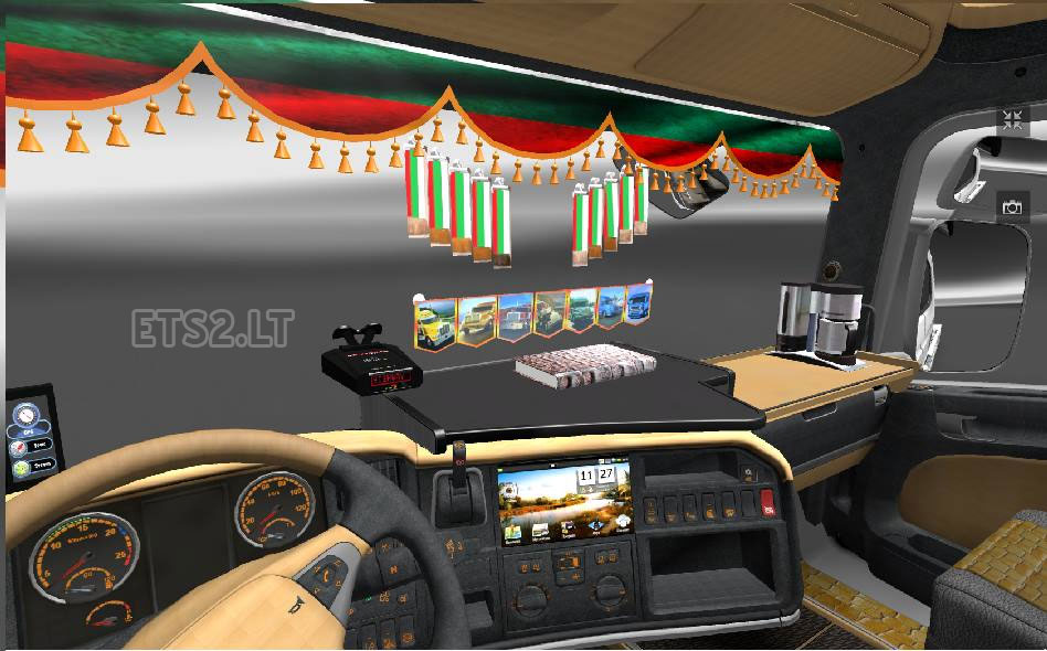 Preferential treatment Early very nice Scania BG LUX interior with accessories | ETS2 mods