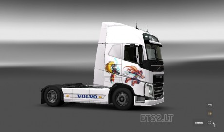 Volvo-FH-2012-Megaman-Zero-Skin