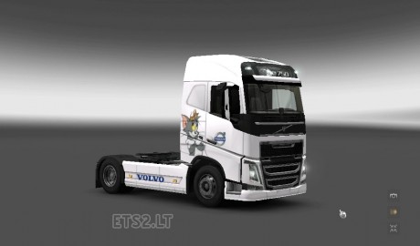 Volvo-FH-2012-Tom-and-Jerry-Skin-1