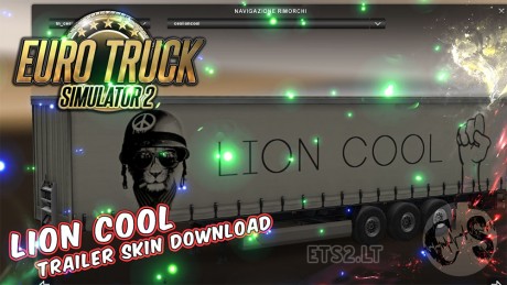 Volvo FH 2012 Lion Cool Skin + Trailer Standalone
