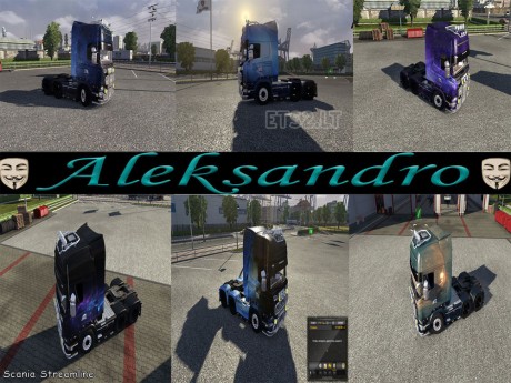 Scania Streamline Cosmos Skin Pack