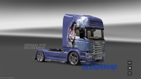 Scania Streamline Girl Skin