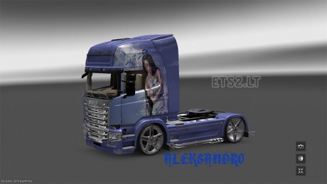 Scania Streamline Girl Skin