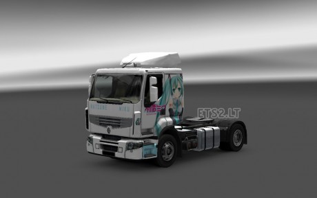 Renault Premium Hatsune Miku Skin