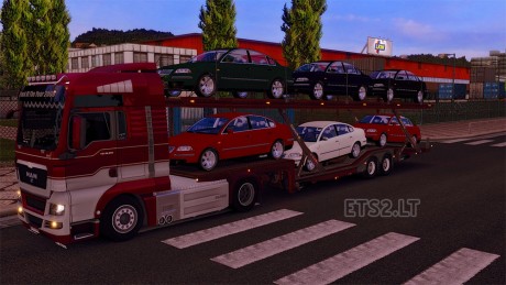 Volkswagen Passat Car Transport Trailer