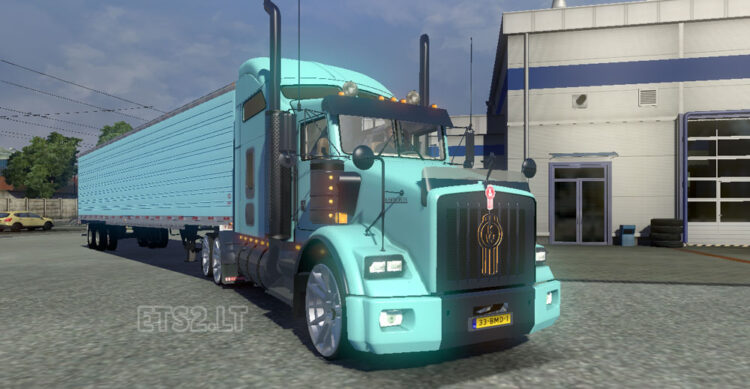 DC Pale Blue American Trailer Skin