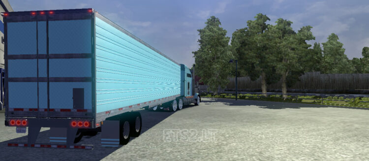 DC Pale Blue American Trailer Skin