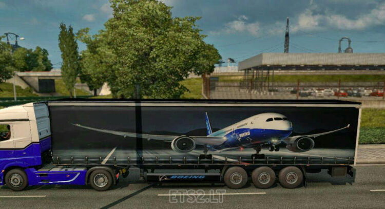 Boeing Trailer Skin