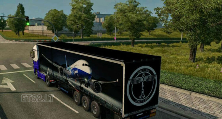 Boeing Trailer Skin