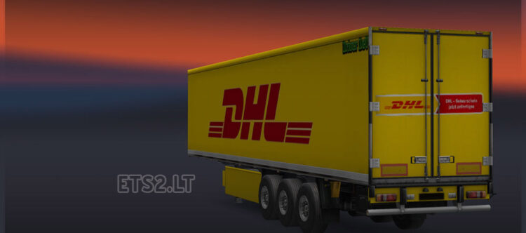 DHL Trailer Skin
