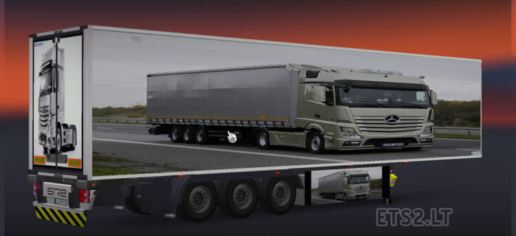 Mercedes Actros MP4 Trailer