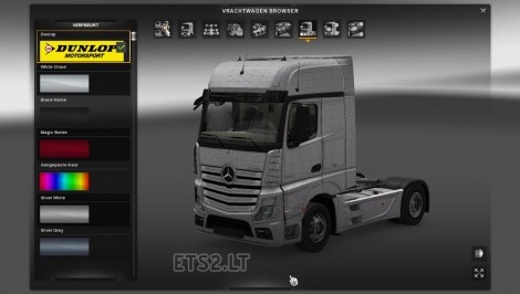 Mercedes Benz Actros 2014 template scs file all models 1.18-2