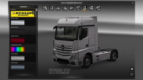 Mercedes Benz Actros 2014 template scs file all models 1.18-3