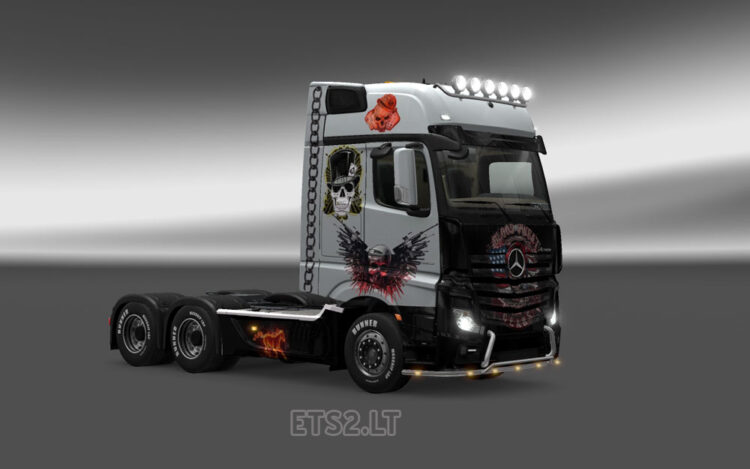 Mercedes Actros MP4 2014 Skull Skin