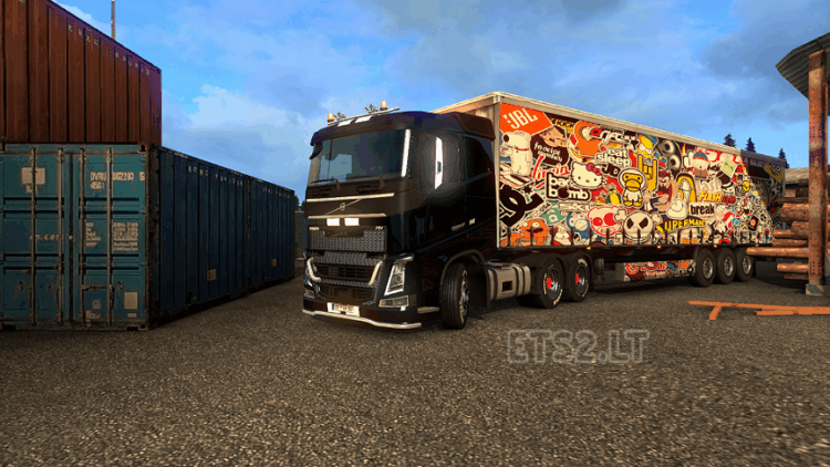 Stickerbomb Trailer