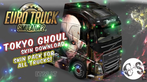 Tokyo Ghoul Skin Pack for All Trucks + Volvo Ohaha