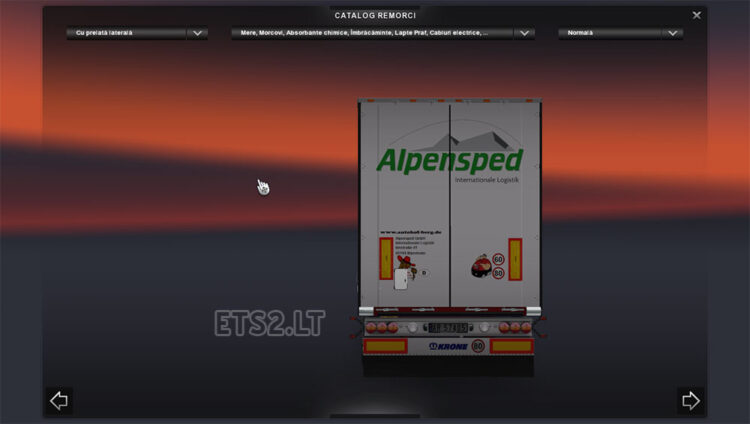 Alpensped Spedition, Amenda Transport, Angermayr Spedition trailers